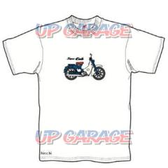株式会社フェイス ベーシックカブプリントTEE オフホワイト/B XL 2201HD-01