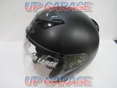 TNK工業 XX-505 ジェットヘルメット ハーフマットブラック XXLサイズ(62-64cm)