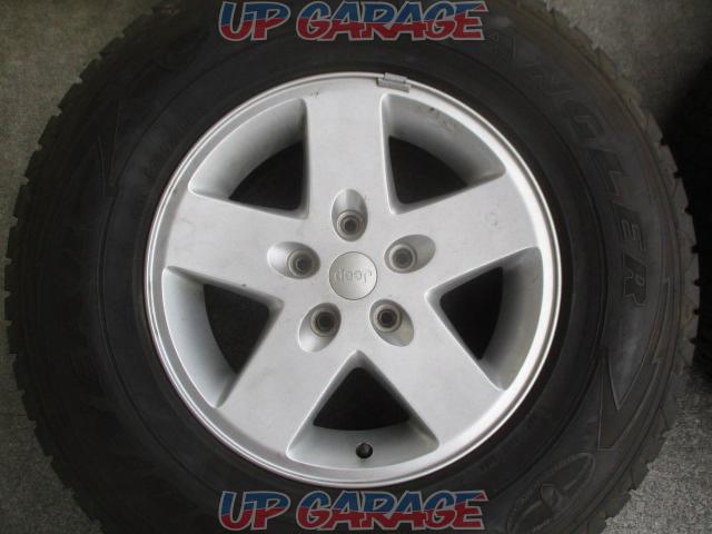 輸入車純正 Jeep ラングラー純正スポークホイール Goodyear Wrangler 中古パーツ買取 販売のアップガレージ