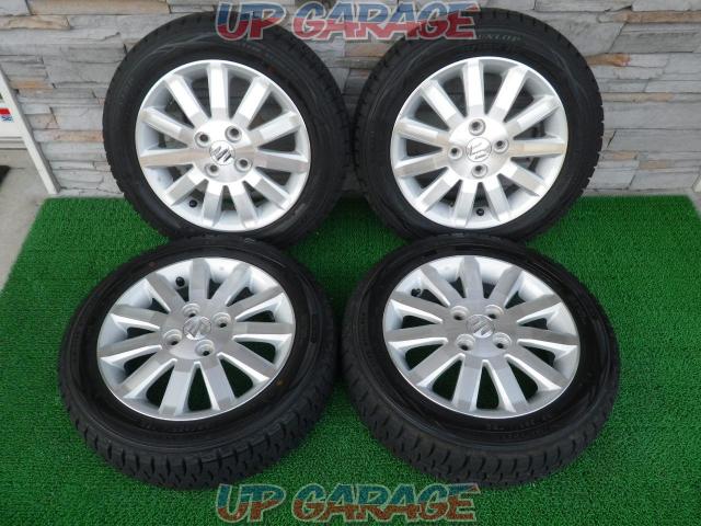 スズキ純正 Suzuki ワゴンr Rr Di Mh21s 純正アルミホイール Dunlop ダンロップ Wintermaxx Wm01 中古パーツ買取 販売のアップガレージ
