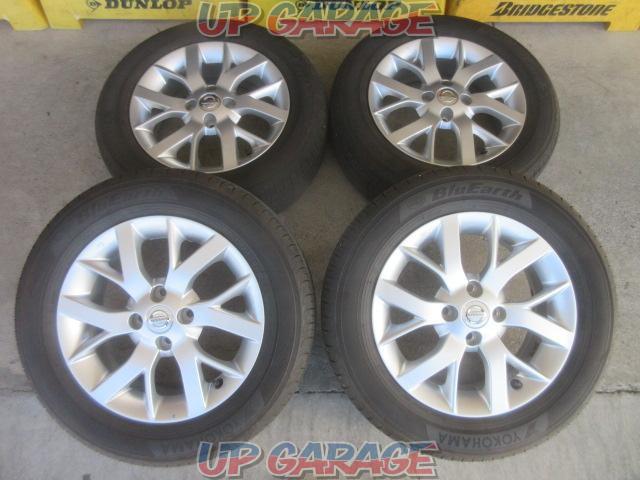 Rx2101 470s 日産純正 Nissan E12 ノート E Power純正 メッシュホイール Yokohama Bluearth Ae01 4本セット 中古パーツ買取 販売のアップガレージ