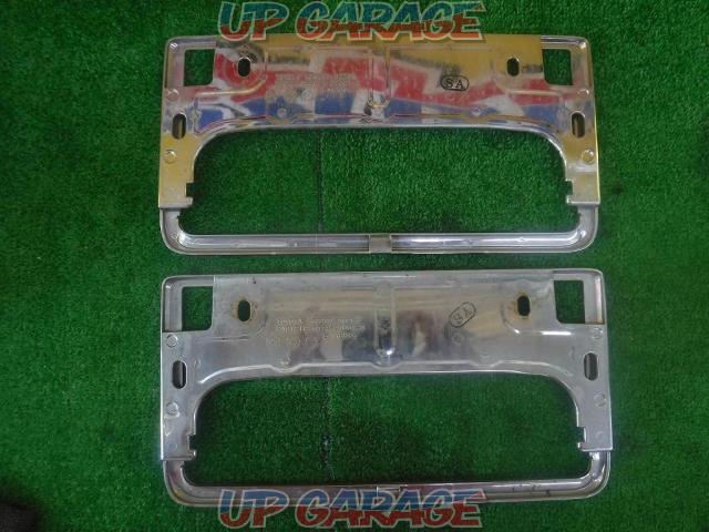 TOYOTA純正 ナンバーフレーム  中古パーツ買取・販売のアップガレージ