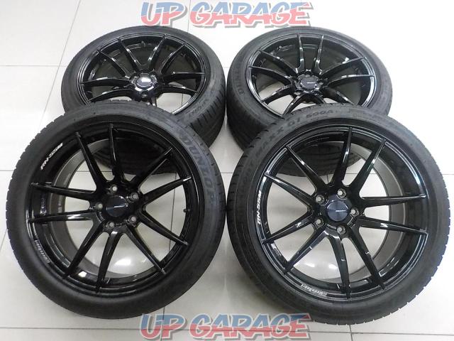 誰が見てもかっこいいブラックホイール まずは試着から Weds Wedssport Rn 55m Dunlop Sp Sport Maxx Gt600a 中古パーツ買取 販売のアップガレージ