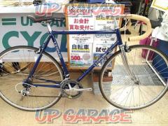 フレンド商会 LEOPARD モデル不明 チューブラー25-28 2x7Wレバーロードバイク ※ブレーキレバー左右逆で組まれています