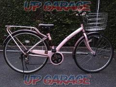 マルキン自転車 Runesic 27インチシティーサイクル ピンク