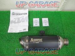 【1290SUPERDUKE R(17-19)/GT(16-20)】AKRAPOVIC(アクラポビッチ) スリップオンサイレンサー 61405979000