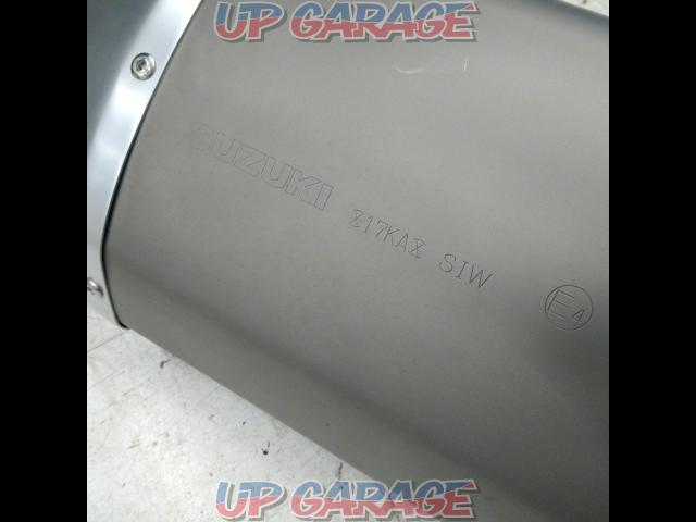 SUZUKI
Genuine Full exhaust
GSX-R1000R(L7-)-05