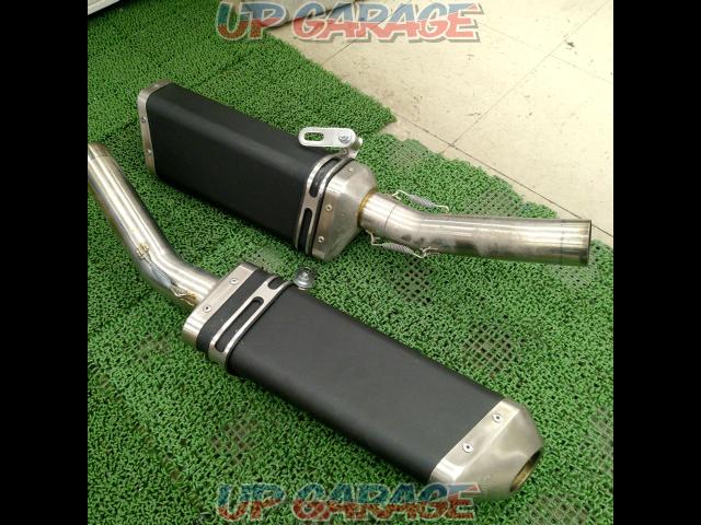 【Z1000】LCI parts(エルシーアイ) ツインステンレススリップオンサイレンサー【迫力サウンドに】-07