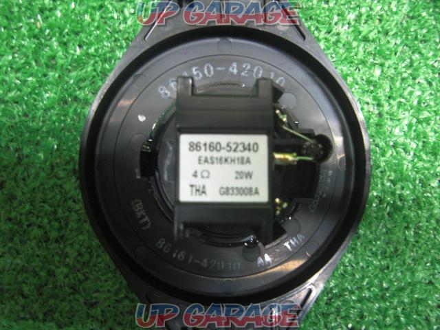 TOYOTA純正 フロント分 スピーカーセット ハリアー(60系) W01340-07