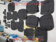 refinad パンチングレザーxイエローステッチ 80系 ヴォクシー シートカバー 7人乗り用