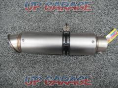 メーカー不明 ラウンドステンレスサイレンサー 汎用 差込径Φ60.5mm
