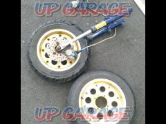 【モンキー/Z50J】 TAKEGAWA フロントディスクブレーキキット + 前後10インチ合わせホイール