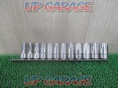 Snap-on (snap-on)
3/8
Hexagonal semi-deep socket
FSMS8.9.10.11.12.13.14.15.16.17.18.19
12 pieces