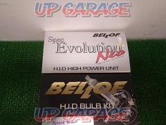 BELLOF H.I.D BULB KIT SPARK WhiteTypR+POWER UNIT SpecEvolution Neo