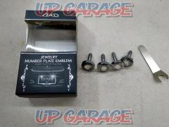 GARSON
Jewelry license plate emblem