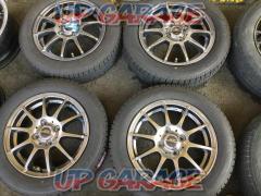 A-TECH(エーテック) SCHNEIDER(シュナイダー) StaG (4HOLE) メタリックグレー + BRIDGESTONE(ブリヂストン) BLIZZAK VRX2