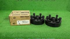 メーカー不明 ブラック ワイドトレッドスペーサー 【M12xP1.5/厚み40mm/114.3-5H/ハブ径73Φ】