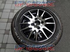 Aluminum wheel with missing cap
