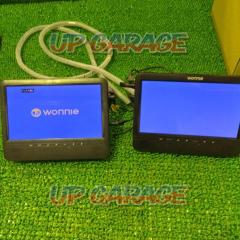 WONNIE ヘッドレストDVDプレイヤー 2モニター