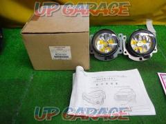 MITSUBISHIS純正フォグ + LEDフォグバルブ