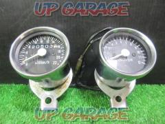 メーカー不明 220km/h スピードメーター & 12000rpm タコメーター
