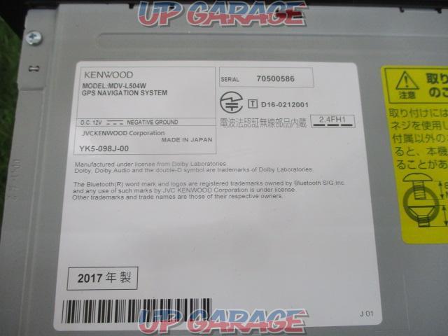 KENWOOD
MDV-L504W
2016 model-10
