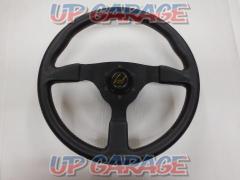 Zah RACING 3本レザーステアリング  345mm