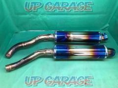 BEAMS(ビームス) BMS-R GSR250用 R-EVO・W(ダブル) スリップオン<ヒートチタン>/スリップオンサイレンサー 2分割