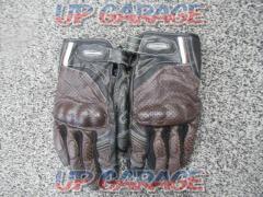 ROUGH &amp; ROAD (Rafuandorodo)
Punching Leather Gloves
Brown
L size