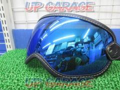 RIDEZ(ライズ) MOTO ZERO VISOR 汎用シールド(ゴムバンドゴールグタイプ)