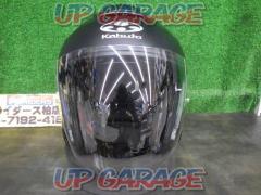 OGK(オージーケー) ASAGI ジェットヘルメット マットブラック サイズL(59-60cm)
