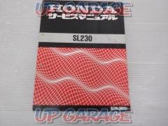 HONDA
Service Manual
SL230
MD33
