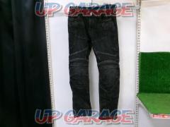 サイズL DEGNER デニムパンツ 膝パッド有り BK