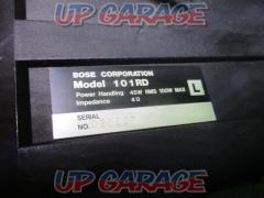 Rare BOSE
CORPORATION
101RD
[-Standing speakers  surely become BOSE in the rear tray to the old car ...]
'84 model