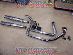 VANCE&HINES ハイアウトプットスリップオン+ドレッサーデュアルヘッドパイプ(独立管) 品番16463/17651 ツーリング(17-’22) ※トライク不可