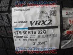 【2019年製】 BRIDGESTONE BLIZZAK VRX2 175/60-16 未使用 4本セット