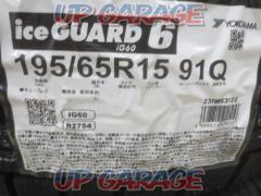 【2022年製】 YOKOHAMA iceGUARD iG60 195/65-15 未使用 4本セット