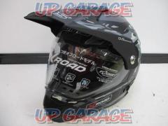WINS(ウインズ) X-ROAD FREE RIDE フルフェイスヘルメット マットカモグレー XLサイズ アウトレット品