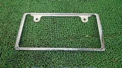 Unknown Manufacturer
Aluminum plated number frame