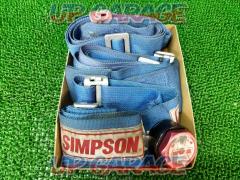 SIMPSON
4-point harness
3 inches
blue