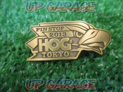 Harley Davu~itto Son
Pin badge
2013
HOG
With TOKYO stamp
1