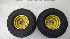 Unknown Manufacturer
8 inches steel wheels
2 piece set
To the gyro, etc.