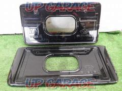 Front and rear set SUBARU genuine
License plate base