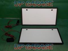 Unknown Manufacturer
Shaped light formula
LED license plate
2 pieces (front and rear set)
 unused