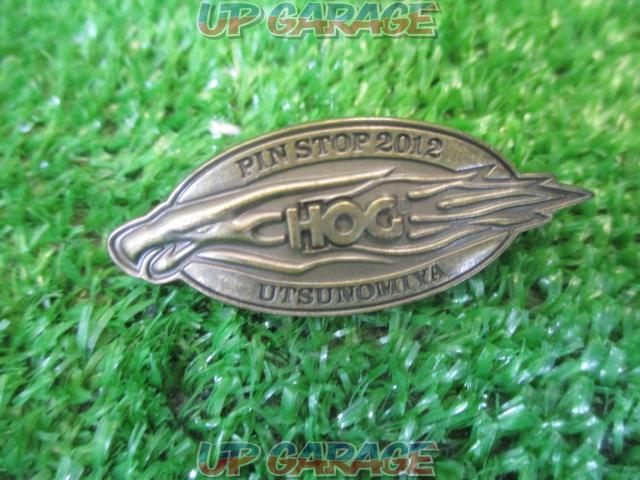 Harley Davu~itto Son
Pin badge
2012
HOG
UTSUNOMIYA
Engraved there
2-01
