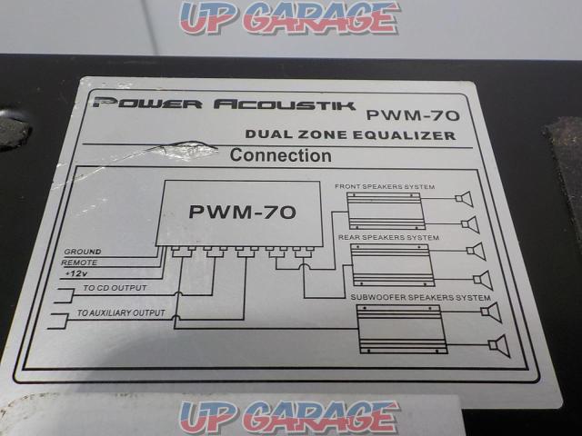 Power Acoustik 7バンド パラメトリックイコライザー PWM-70-06