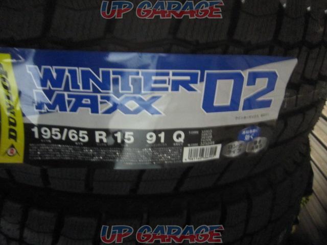 DUNLOP WINTERMAXX WM02 195/65-15 タイヤのみ4本 W01376-01